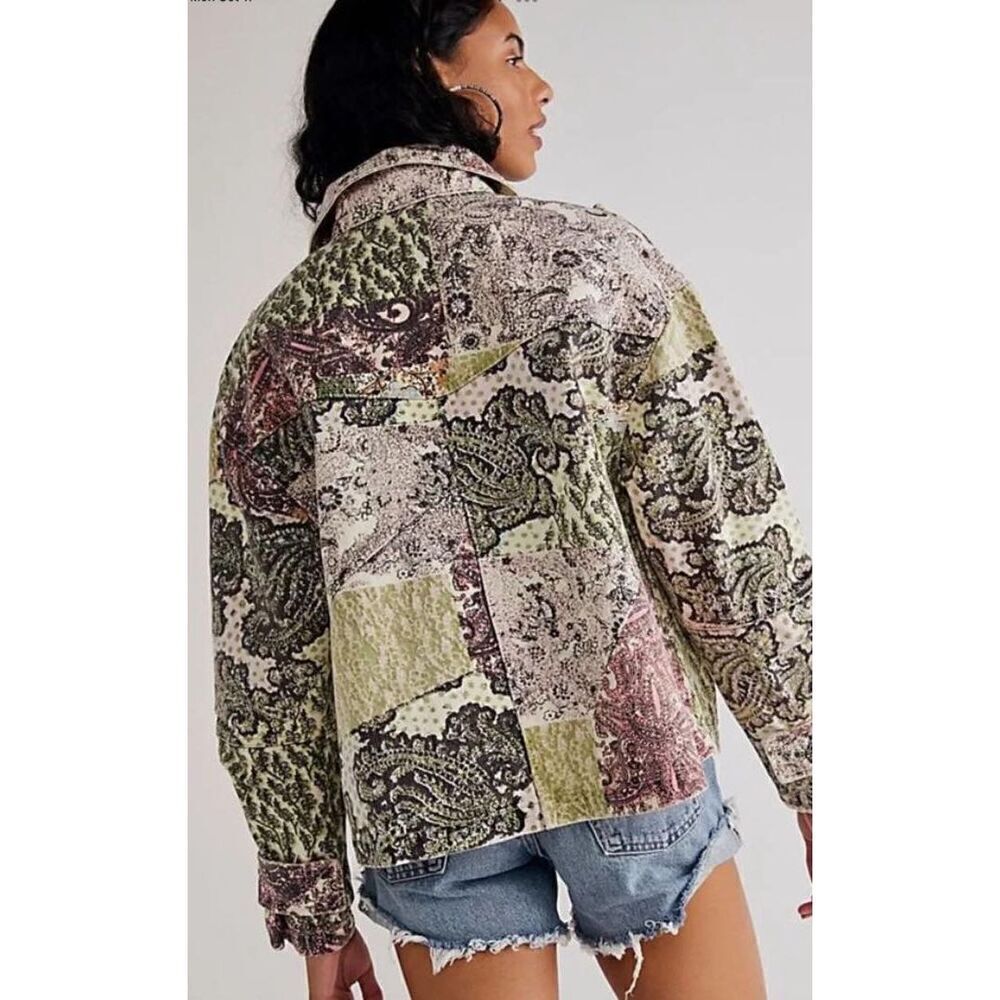 New Free  People Nadia Moto Jacket Size S, - Picture 7 of 8